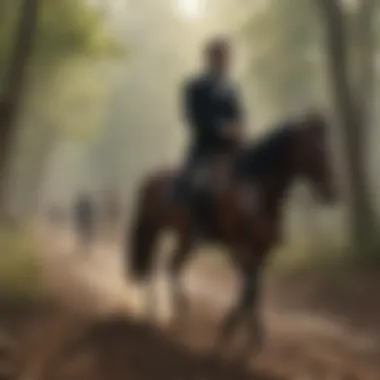 Painting of Lincoln navigating the Civil War challenges
