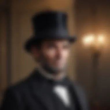 Abraham Lincoln's iconic top hat and coat