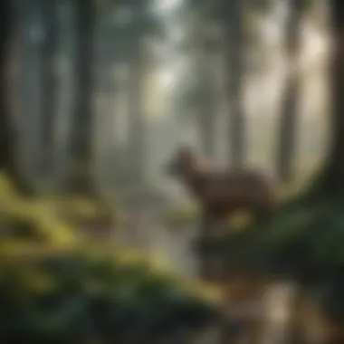 A serene forest area showcasing the importance of preserving natural habitats