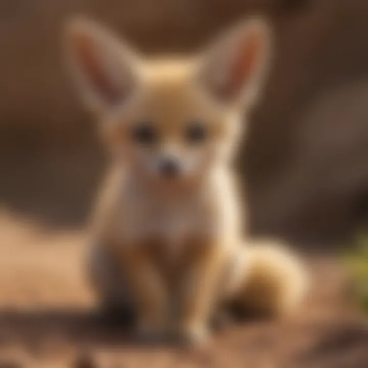 Adorable Fennec Fox Pup Playtime