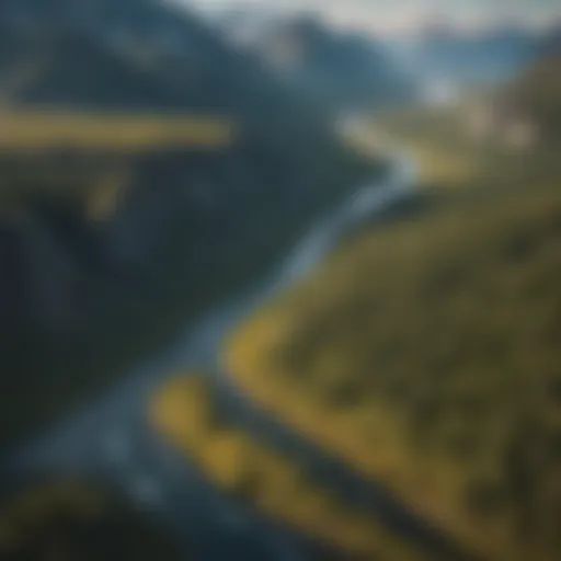 Aerial view of Alaska's vast wilderness