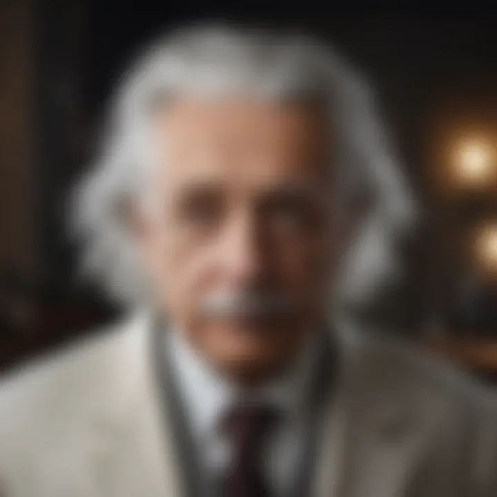 Einstein's Quantum Mechanics Interpretation Art