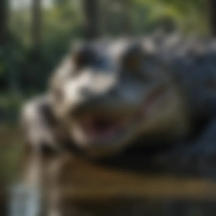 A wildlife conservationist working to protect alligator habitats.