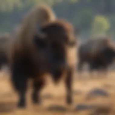 Conservationists Monitoring Bison Population
