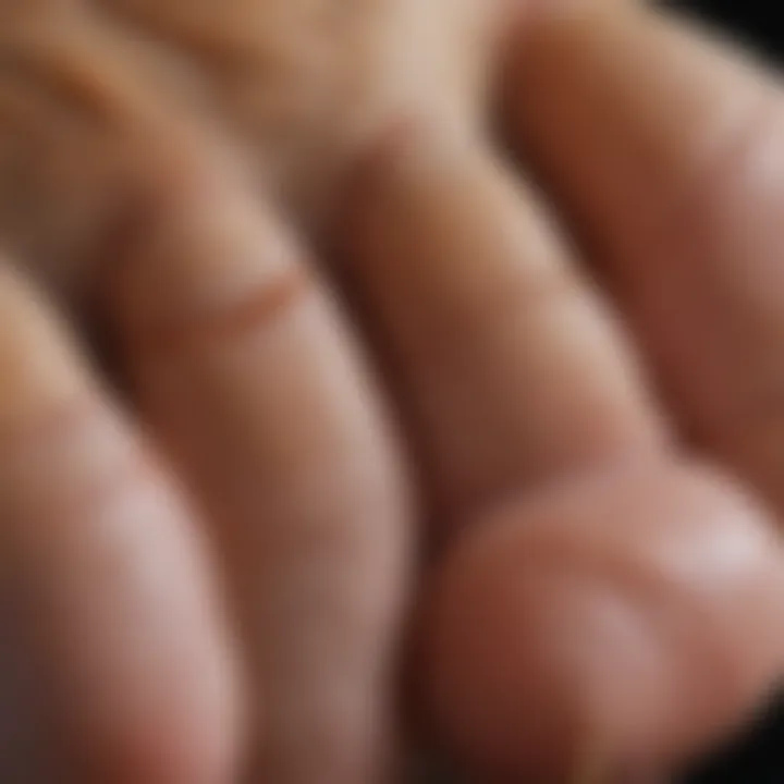 Anatomy of a cat's paw in intricate detail