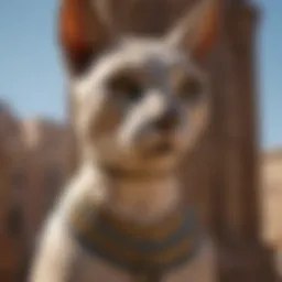 Cat Goddess Bastet Statue