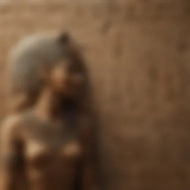 The Language of the Gods: Hieroglyphs An intricate depiction of ancient Egyptian hieroglyphs on a stone tablet, showcasing the complexity of their writing system.