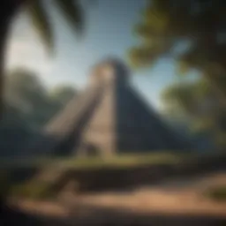 Ancient Mayan ruins in Latin America