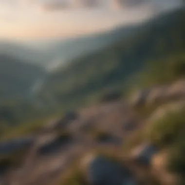 Appalachian Mountains overlooking Kentucky landscape