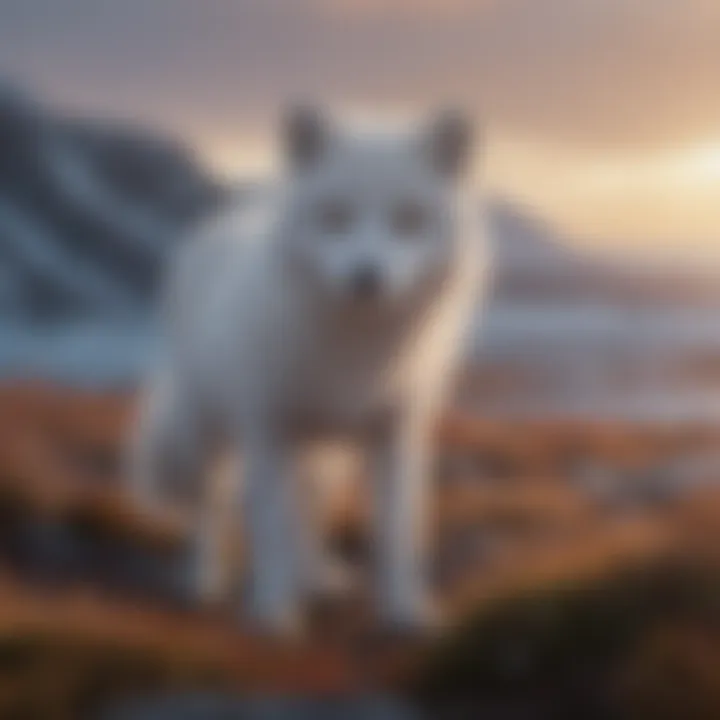 Arctic Fox in Greenland's Tundra
