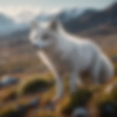 Arctic Fox Hunting in Tundra