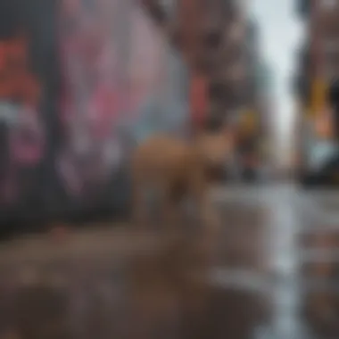 Artistic Graffiti in Brooklyn