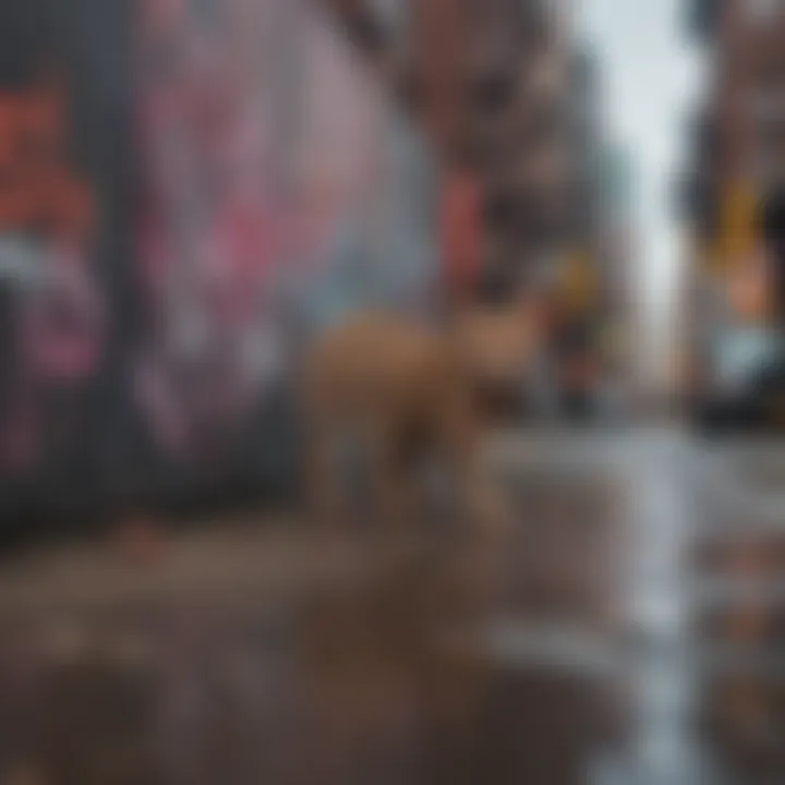 Artistic Graffiti in Brooklyn