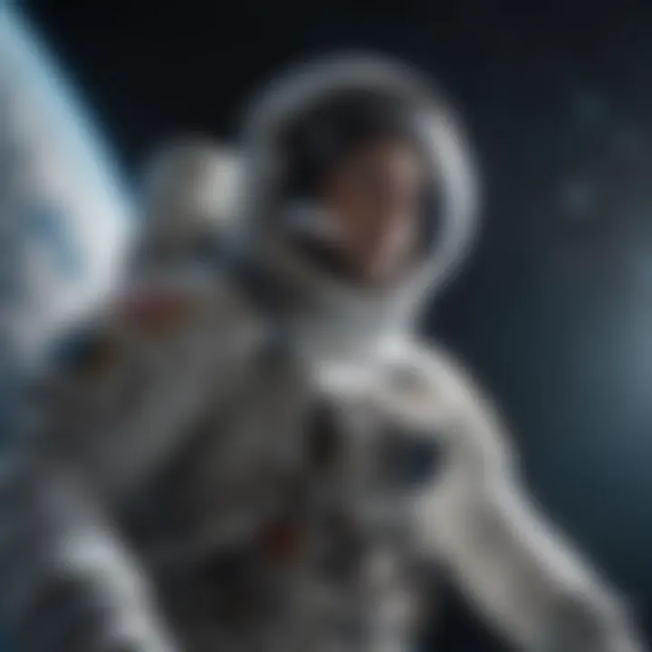 Astronaut Floating in Space