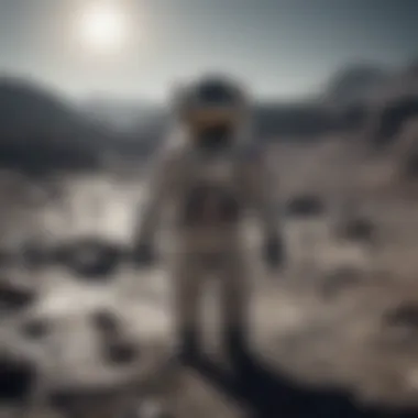 Astronaut on Lunar Surface