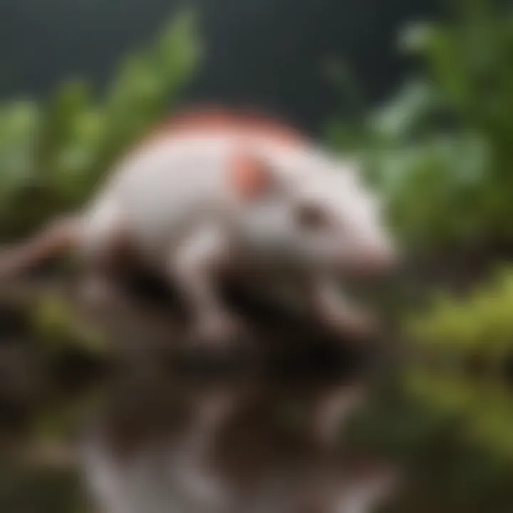 Illustration depicting the lifecycle of an axolotl from egg to adult stage.