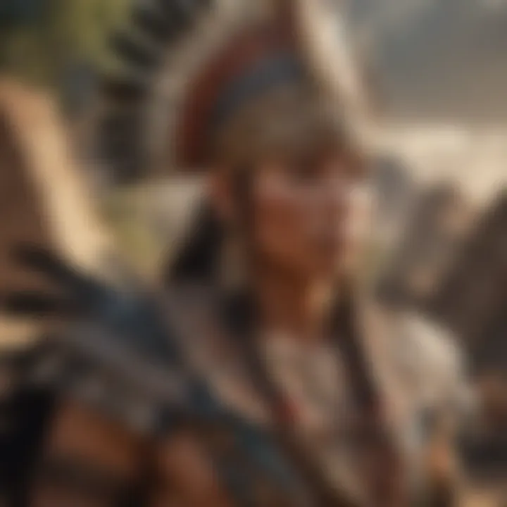 Historical reenactment of Aztec civilization
