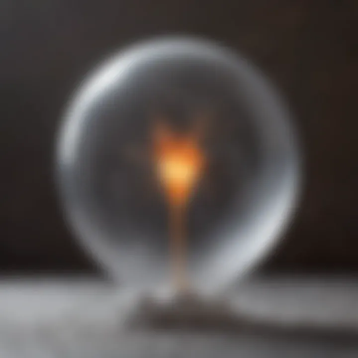 Inflating balloon with baking soda and vinegar