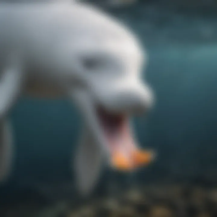 Beluga Feeding Behavior