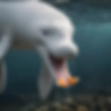Elegant Beluga Feeding Strategy Beluga Feeding Behavior