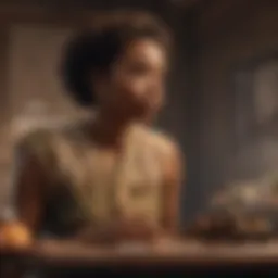 Illustration of Black History Month timeline