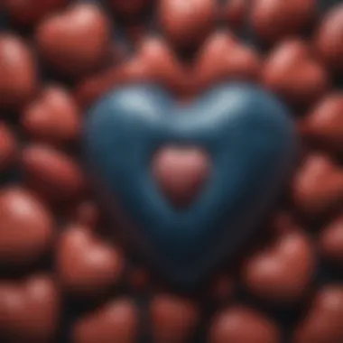 Comparative size chart of the blue whale heart against other animal hearts