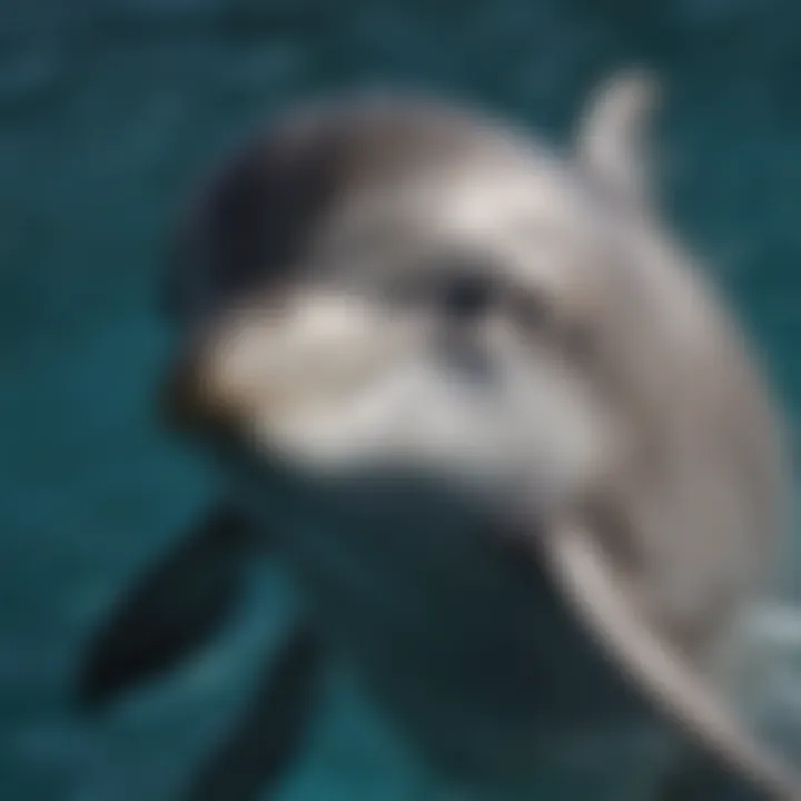 Bottlenose dolphin showcasing its intelligence