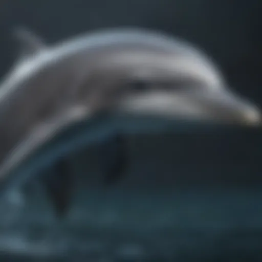 Graceful Elegance of Bottlenose Dolphin's Skin