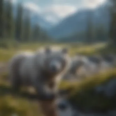 Vast Siberian Wilderness Breathtaking Siberian wilderness landscape