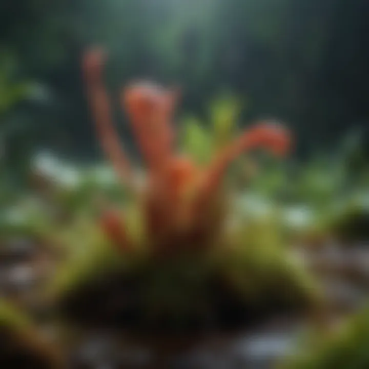 A colorful infographic showcasing various types of carnivorous plants.