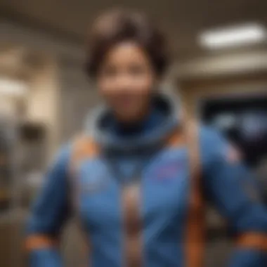 Image representing Dr. Mae Jemison in her astronaut suit