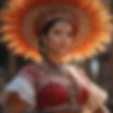 Mexican traditional dancer showcasing cultural heritage