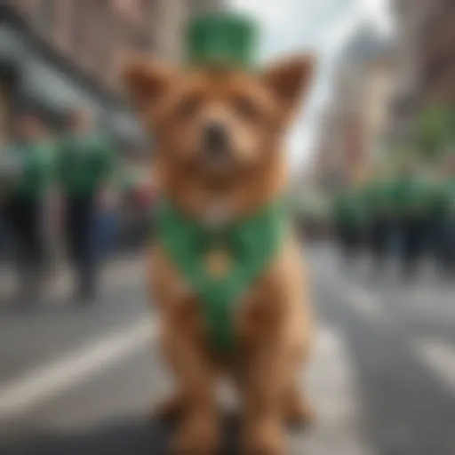 Celebratory St. Patrick's Day Parade