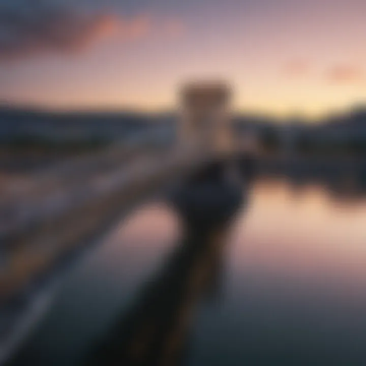 Budapest's Chain Bridge Over the Danube River