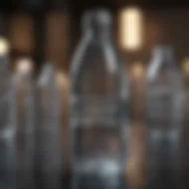 Graph illustrating economic factors affecting water bottle recycling