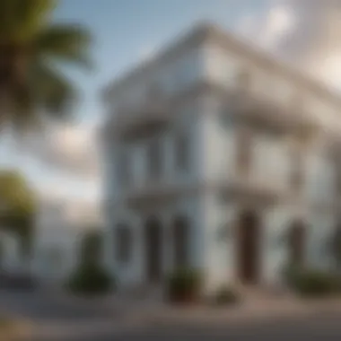 Elegant Colonial Buildings Adorning the Streets Charming Colonial Architecture in US Virgin Islands