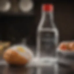 Chemical reaction with baking soda and vinegar