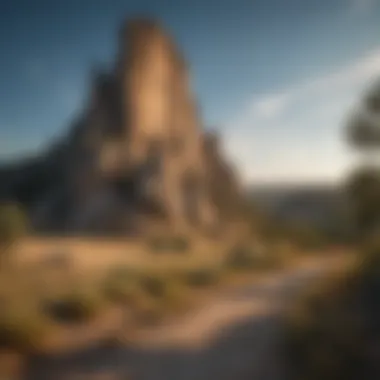 Iconic Chimney Rock Landmark Chimney Rock National Historic Site in Nebraska
