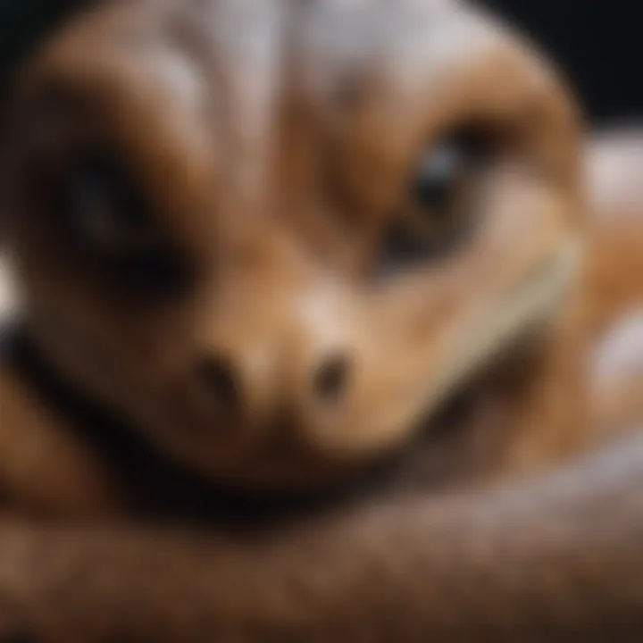 Close-up of a cobra's mesmerizing gaze