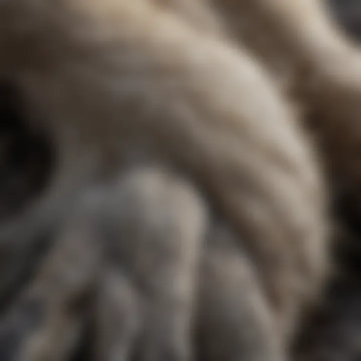 Close-up of Gray Wolf's Paw Close-up of Gray Wolf's Paw