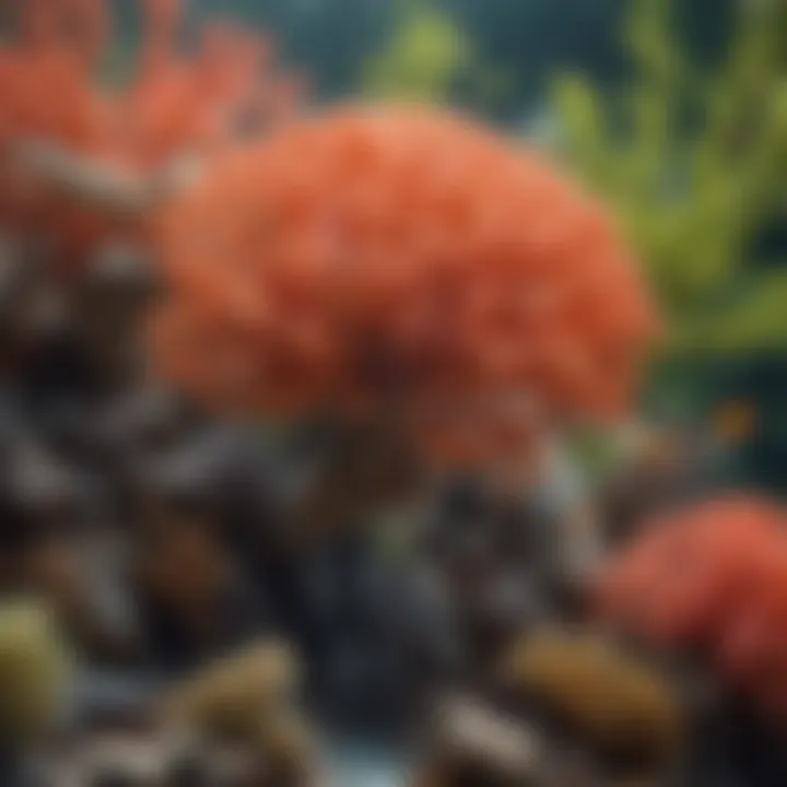 Colorful Coral Reefs teeming with marine life in the Florida Keys