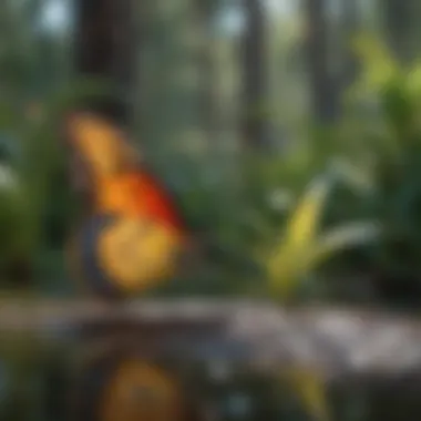 Colorful Everglades Butterfly in Natural Habitat