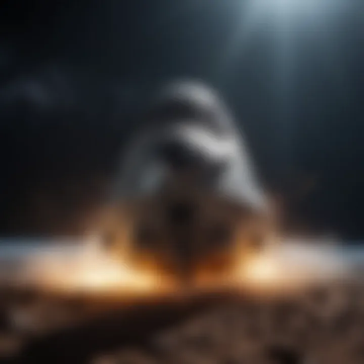 Dramatic Reentry into Earth's Atmosphere Apollo 11 Command Module Reentering Earth's Atmosphere