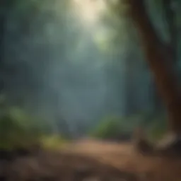 Illustration depicting intricate web of climate change causes