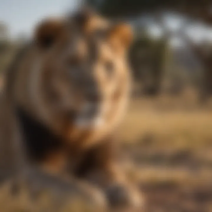 Conservationists working to protect lion habitats