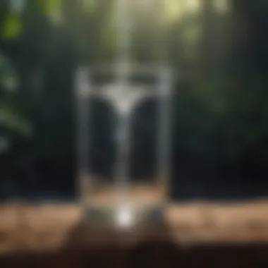 Demonstration of water filtration