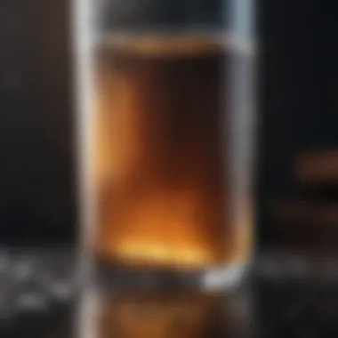 Layered structure of a water filter