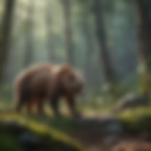 Illustration depicting ecosystem disruption