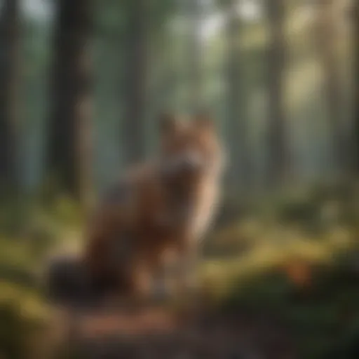 Ethereal Nature Hues Through Filter