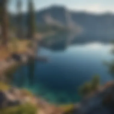 Crystal Clear Waters of Crater Lake